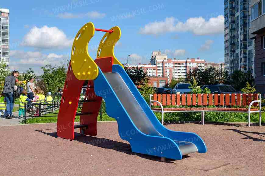 004202 - Горка нерж. H площадки=1,2м