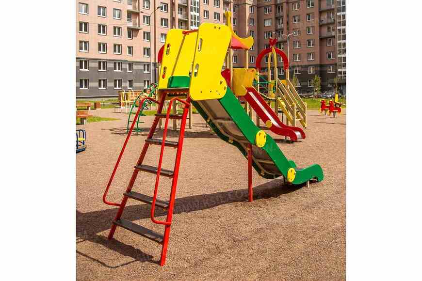 004204 - Горка нерж. H площадки=1,8м