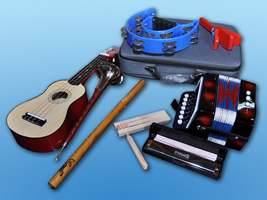 Набор народных музыкальных инструментов