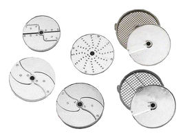 Набор дисков ROBOT COUPE 1933 CL50/52/R502, 8 дисков: нар.2 и5 мм, терка 2мм, сол.3х3, куб, ломтики.
