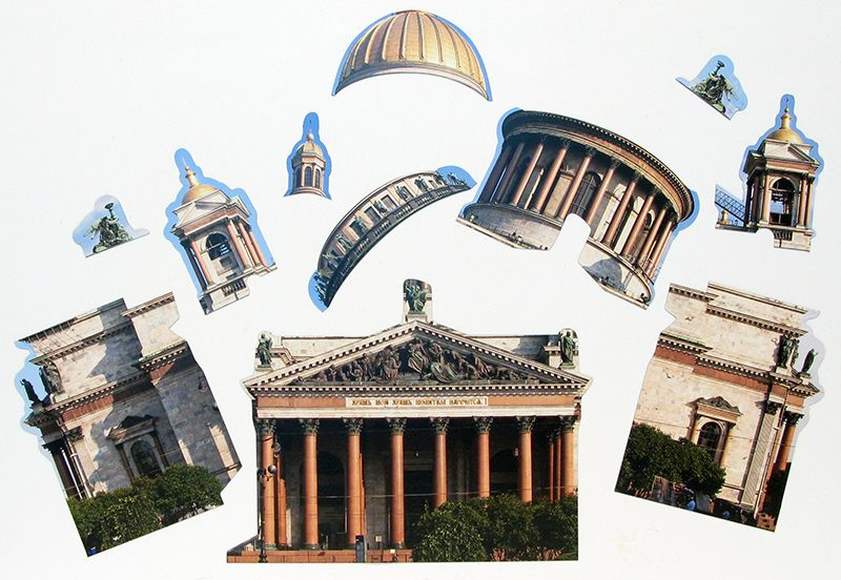 Набор магнитных карточек "Маленькие архитекторы: Исаакиевский собор" (Арт. 2067)