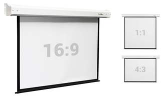 Экран настенный с электроприводом Digis DSEF-1106 (Electra-F, формат 1:1, 112", 206x209, рабочая пов