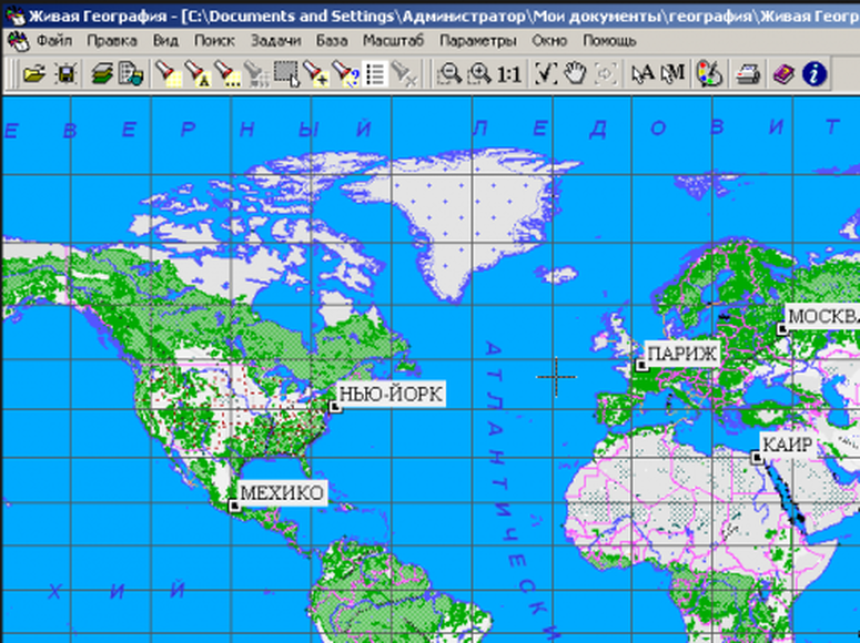 Интерактивная карта география