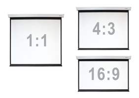 Экран настенный с электроприводом Digis DSEF-1107 (Electra-F, формат 1:1, 118", 219x222, рабочая пов