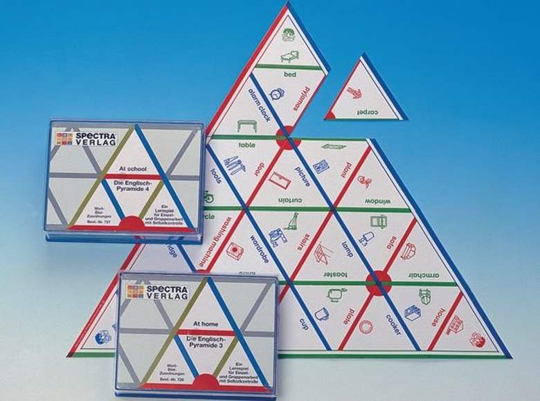 Лингвистическая пирамида "В школе". (Серия "Английский язык")