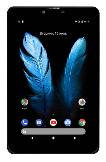 Планшет DIGMA CITI 7587 3G,  2GB, 16GB, 3G,  Android 9.0 черный (ps7204mg)