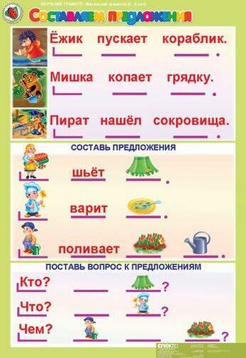 Комплект таблиц Обучение грамоте 5-6 лет. Маленький грамотей 8 шт