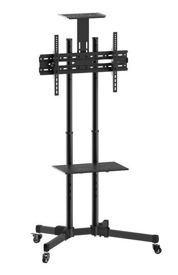 Стойка Digis DSM-P164CL мобильная для ТВ 37"-70" до 50 кг, VESA до 600x400мм, наклон -10°/+10°, регу