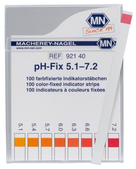 Индикаторные полоски для определения pH, pH 5,1 – 7,2 / 1017231 / U99999-610