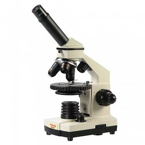 Микроскоп школьный Эврика 40х-1280х в текстильном кейсе, Микромед