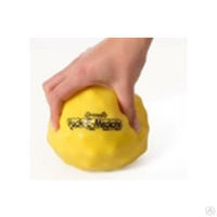 Мягкий медицинский мяч с утяжелением, 1 кг,  d - 12 см, желтый