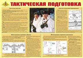 Тактическая подготовка – плакат. Формат А-2.