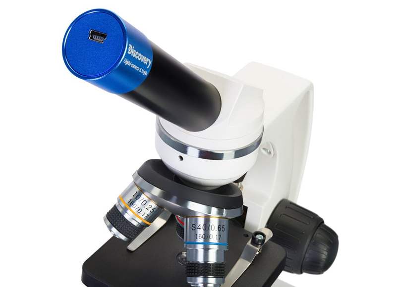 (RU) Микроскоп цифровой Discovery Femto Polar с книгой