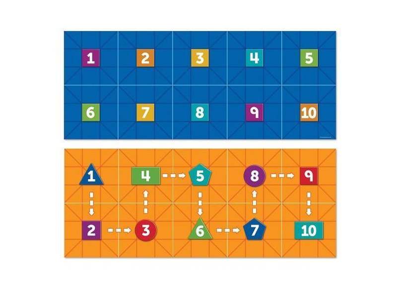LER2861 Игровой набор "Набор РобоМышь. Математический коврик" (16 элементов)