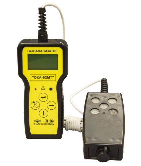 Газоанализатор кислорода и токсичных газов с цифровой индикацией показателей ОКА-92МТ