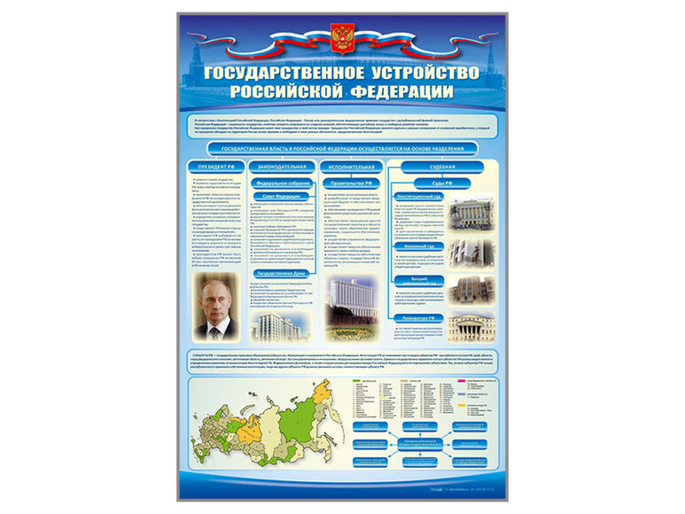 Стенд «Государственное устройство Российской  Федерации»