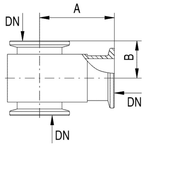 Тройник DN 16 KF