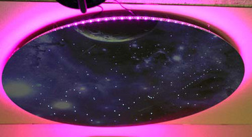 Подвесной потолочный модуль «Галактика 1500» со светодиодной подсветкой.