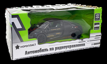 Автомобиль РУ НОРДПЛАСТ арт.9/0013, свет.фары, 1:16, черный