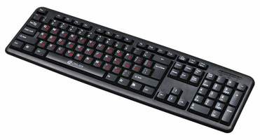 Клавиатура OKLICK 90M, черный,  интерфейс: USB, стандартная, классической формы