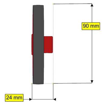40222 TETRIX PRIME Колесо с шиной d=90мм