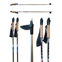 Лыжные палки Marax алюминий, с капканом, ручка пробка, 100-170 см