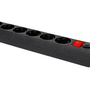 Сетевой фильтр BURO 600SH-3-B, 3м, черный
