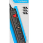 Сетевой фильтр BURO 600SH-3-B, 3м, черный