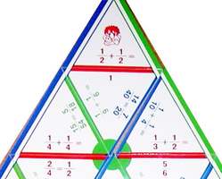 Математическая пирамида "Доли целого" (Серия "Дроби")