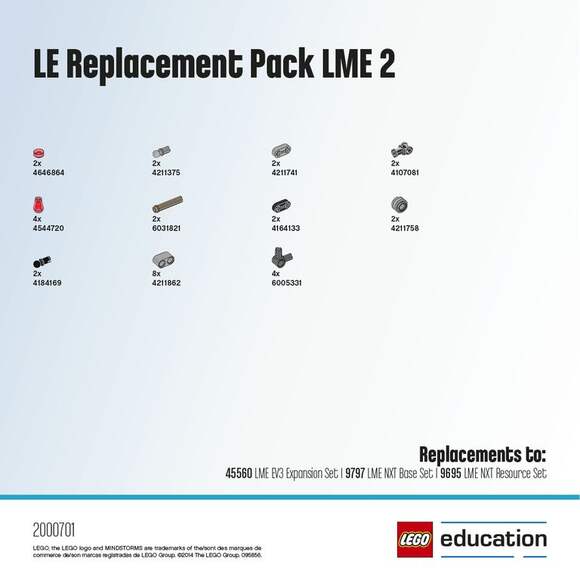 LE набор с запасными частями LME 2 / н10