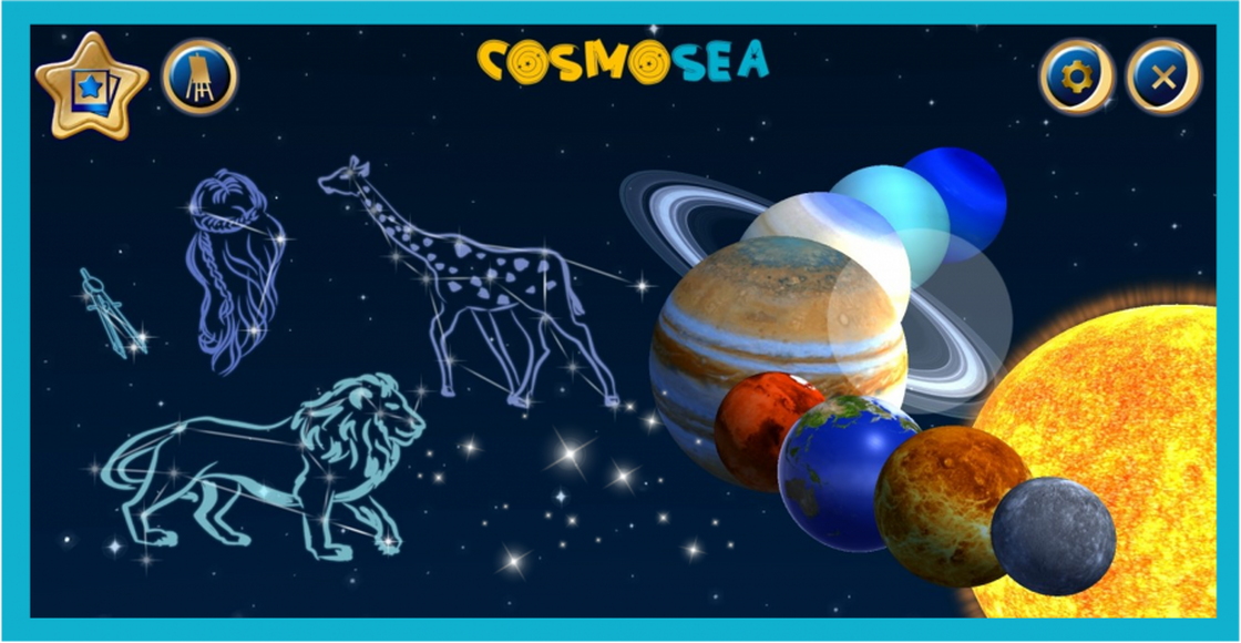 Лицензия на Комплект интерактивных игр (ПО) Cosmosea (Windows, Linux, Android)