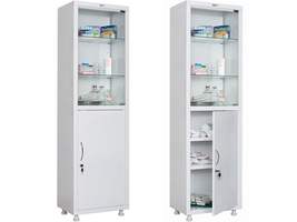 Мебель медицинская для оборудования кабинетов и палат: Шкаф МД 1 1657/SG