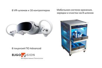 Мобильный класс виртуальной реальности  EV Toolbox Standart VR08/4EVSt256 (Бессрочная лицензия)