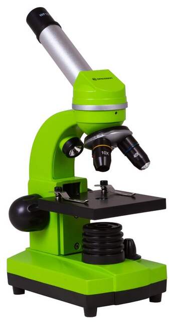 Микроскоп Bresser Junior Biolux SEL 40–1600x, зеленый