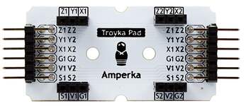 Модуль для электронного конструктора Troyka Pad 1*2 (Troyka-модуль)