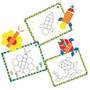 LER6134 Развивающая игрушка "Мозаика. Цветные узоры СТЕМ" (124 элементов с карточками)