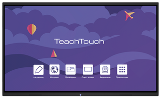 Интерактивная панель TeachTouch 7.0 65”, UHD, 20 касаний, 8/128 Гб, Android 11, слот OPS