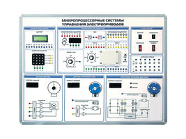 Комплект учебного оборудования "Микропроцессорные системы управления электроприводов" (адаптированны