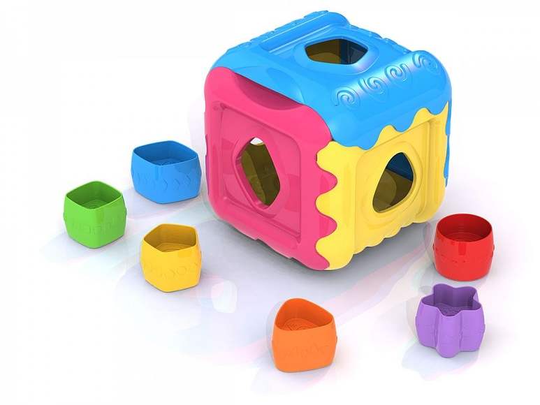 Дидактическая игрушка "Кубик"
