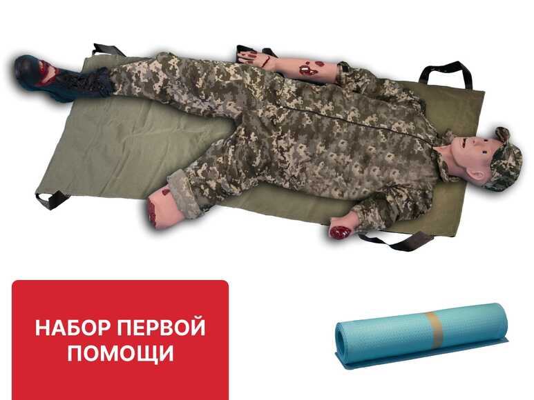 Манекен для оказания первой помощи при травмах "Слава-3"