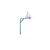 Стойка баскетбольная стационарная Г - образная, уличная, вынос 1,75 м