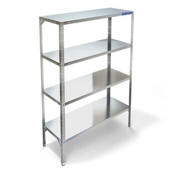 Стеллаж технологический разборный СТР-314/1300, 1300*500*1820, каркас из уголка 40х40 из крашенного