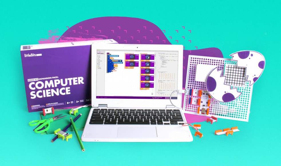 Учебные наборы данных. Электроника ИТ-01. Coding Kit. Littlebits.