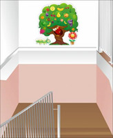 "Деревце", оформление лестничного пролета, 1,4х1,4 м, без карманов