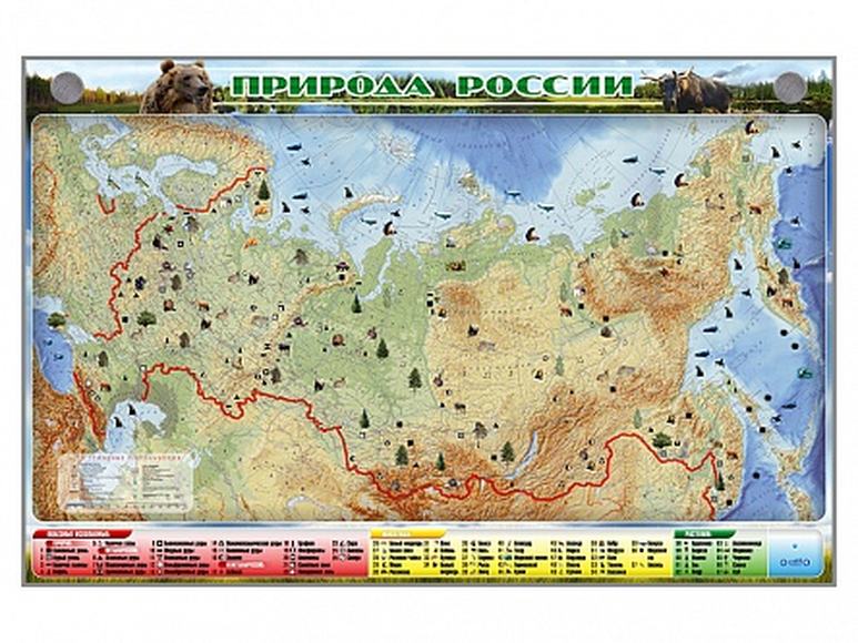 Электронно-информационный (маркерный) стенд "Природа России"