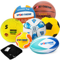 Набор мячей для физкультуры в сумке (7 мячей)