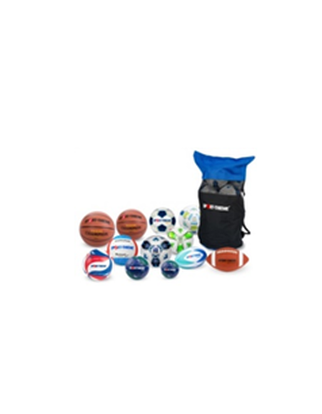 Набор спортивных мячей в сумке (12 мячей) "Матч"