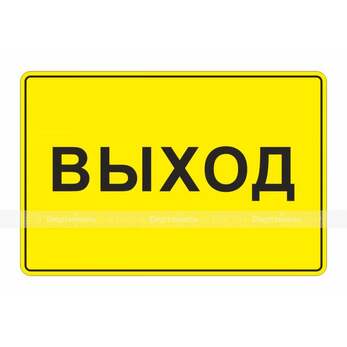 Табличка тактильная с плосковыпуклыми буквами на пластиковой основе с защитным покрытием. Размер 200