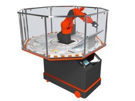 Лабораторная установка по изучению промышленного робота на базе манипулятора Kuka KR Agilus (с натур