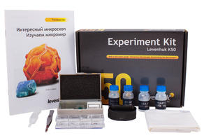 Набор для опытов с микроскопом Levenhuk K50 (Набор для микроскопа по биологии)
